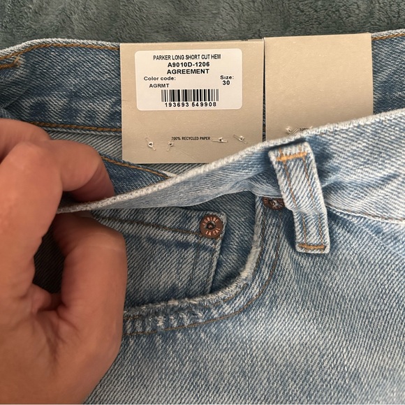 Agolde Parker Long Short - Picture 7 of 9